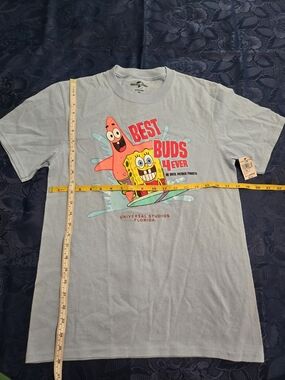 Universal SpongeBob & Patrick 'Best Buds 4ever' Light Blue Graphic Tee